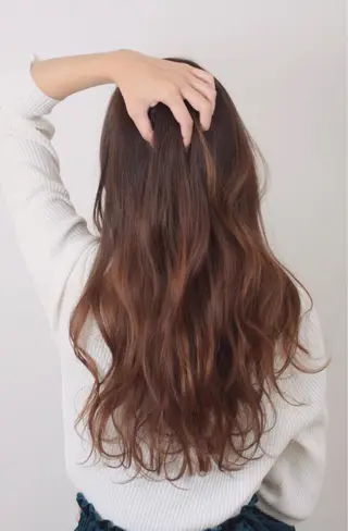 ロング カラー 奥田 真二のヘアスタイル