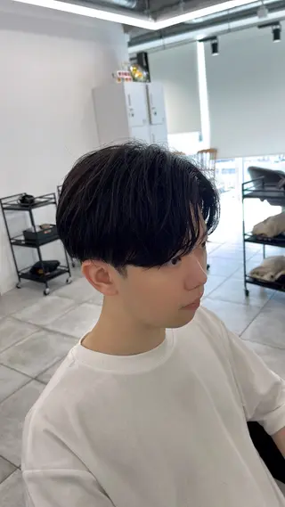 ショート パーマ メンズ 🏆メンズヘア特化 🥇代表りんぺーのヘアスタイル