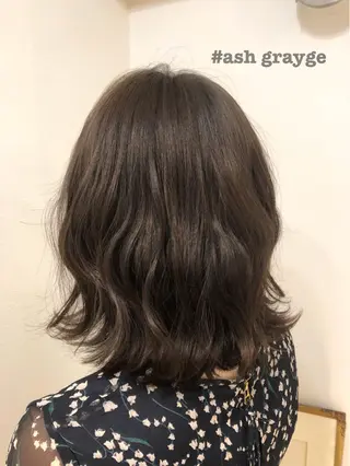 ミディアム カラー 🤍中野 レオ🤍のヘアスタイル