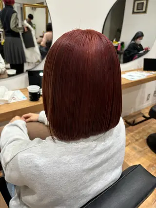 カラー 🍎エクステ/暖色 カラー🍎あyaかのヘアスタイル
