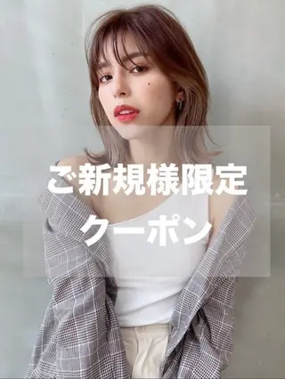 セミロング カラー 京橋🫧七菜 /艶カラー/髪質改善のヘアスタイル