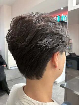 ショート メンズ メンズパーマ特化💈 髙木颯太💈のヘアスタイル