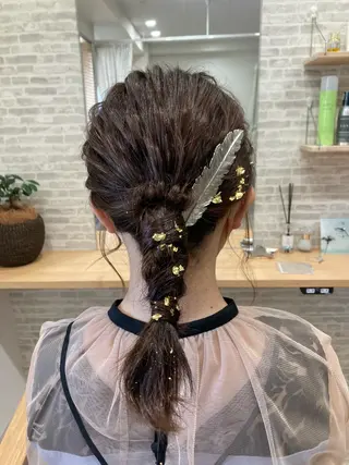 セミロング ヘアアレンジ Gypsoly ☺︎ゆきのその他イメージ