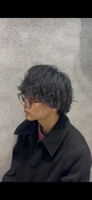 ショート パーマ メンズ トレンド🔥メンズ 特化⚡️網野裕希のヘアスタイル