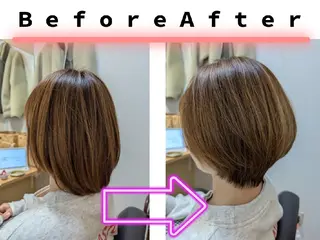 ショート 髪屋こころ 峯村 衣舞のヘアスタイル