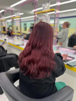ロング カラー パーマ ヘアアレンジ メンズ キッズ 【縮毛矯正ブリーチ】 MANATO🌈のヘアスタイル