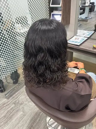 ミディアム パーマ Rina/似合う × なりたい、叶えます。のヘアスタイル