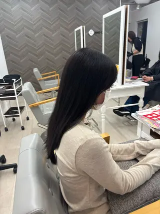 ロング ワタセ ヒメカのヘアスタイル