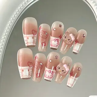 ネイル By moonネイル 🌷ワンホン/韓国風のネイルデザイン