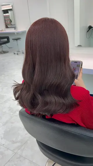 セミロング カラー ブリーチなしの達人 🌈KAITOのヘアスタイル