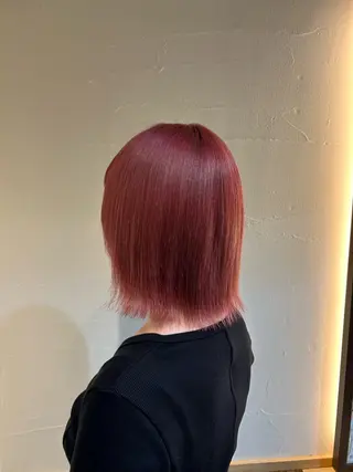 ミディアム カラー 高野 愛子のヘアスタイル