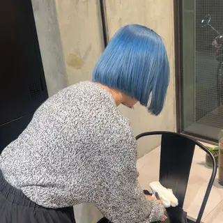 ミディアム カラー デザインカラー 🥨HAZUKiのヘアスタイル