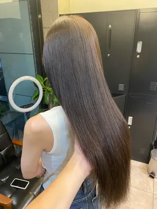 ロング カラー 西田辺/ タカスナオヤのヘアスタイル