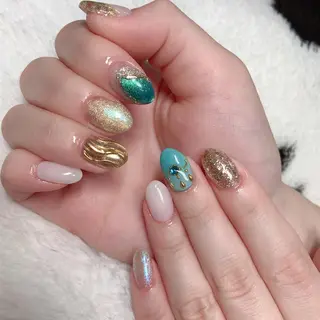 ネイル 💅ネイルハウス🏡 🎀TOMO🎀のネイルデザイン