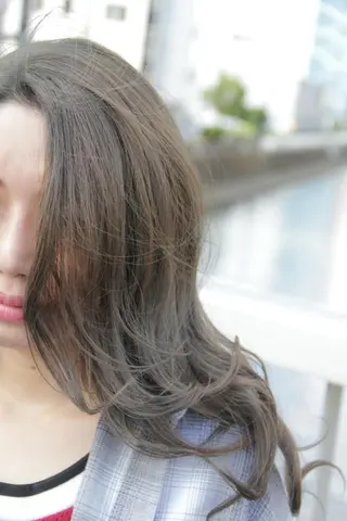 ミディアム カラー パーマ ヘアアレンジ メンズ キッズ ネイル マツエク・マツパ 吉岡 三四朗のヘアスタイル