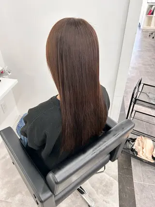 ロング 内藤 友香のヘアスタイル