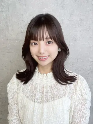 ミディアム トレンド韓国レイヤー 🇰🇷のんのヘアスタイル