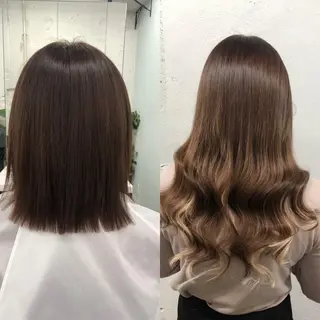 ロング カラー 🧡艶髪ちゅるん髪 🫧🧡YUKI❄️のヘアスタイル