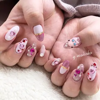 ネイル パラジェル有/ 長さだし/mahoのネイルデザイン