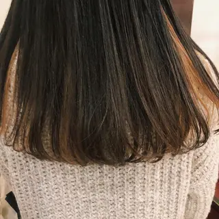 ロング カラー 吉川 愛美李のヘアスタイル