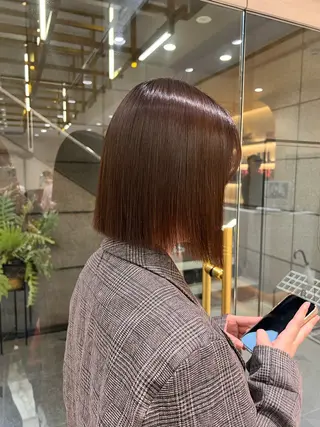 ミディアム 酸性ストレート人気 No,1/カスミ🩰のヘアスタイル