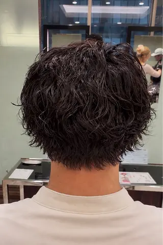 メンズ 🎸朝ラク！メンズ パーマ特化ren🎸のヘアスタイル