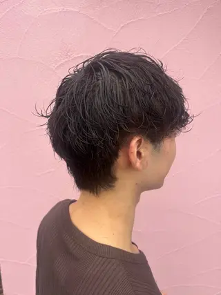 パーマ メンズ 池田 煌翔のヘアスタイル