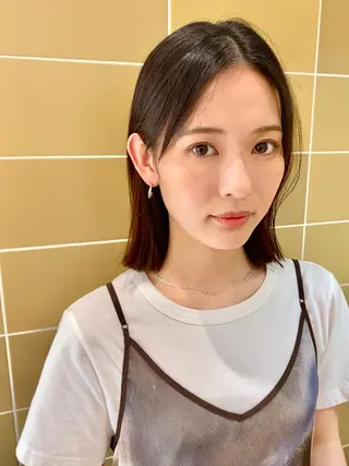 ミディアム カラー LOVESTOIKE 堂本のヘアスタイル