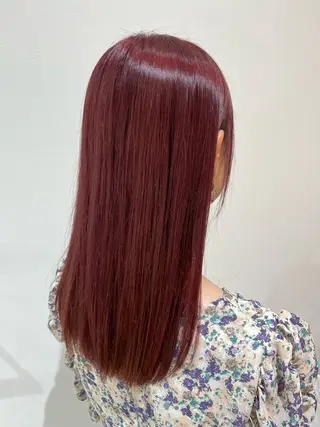 ロング カラー ブリーチ⏳艶カラー Natsukiのヘアスタイル