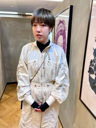ショート カラー パーマ ヘアアレンジ メンズ キッズ ネイル マツエク・マツパ アイブロウ tatsumi/ボブ ウルフ/レイヤーのヘアスタイル