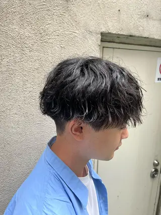 ショート パーマ メンズ 🏆メンズヘア特化 🥇代表りんぺーのヘアスタイル