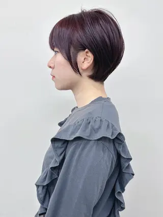 ショート ボブ/ゆるふわ ボブパーマ/とういのヘアスタイル