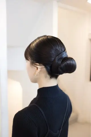 セミロング ヘアアレンジ 🦠デザインカラー/ 魚瀬あおい🦠のヘアスタイル