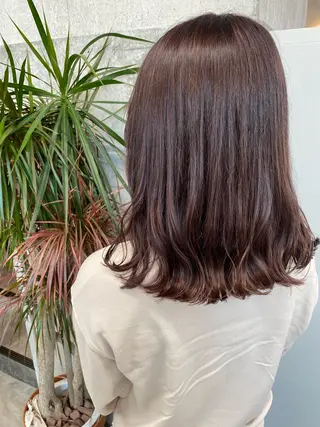 セミロング カラー 🌼ハイライト透明感 🌼maiのヘアスタイル