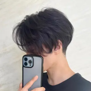 カラー メンズ 顔周りカット/透明感 カラー🤍大塚蛍のヘアスタイル