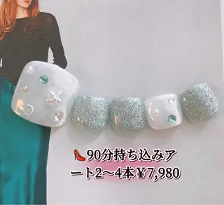 ネイル ラベンダー💖日暮里 ルル💖ネイルのネイルデザイン