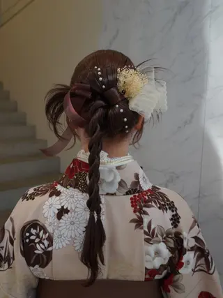 ヘアアレンジ ミユ/ショート/ カットモデル/名東区のヘアスタイル