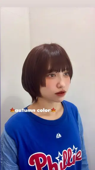 ショート 🎀透明感カラー 🎀ナズナのヘアスタイル