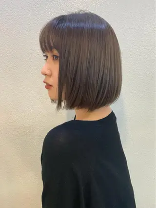 ショート カラー 髪質改善☆ 縮毛矯正miyuのヘアスタイル