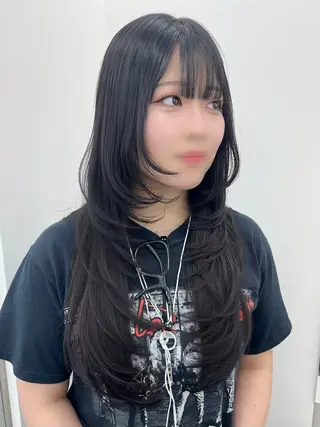 ロング 韓国レイヤーカット/ chikaのヘアスタイル