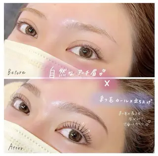 マツエク・マツパ ロレインブロウ 梅田茶屋町店のマツエク・マツパデザイン