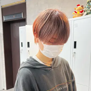ショート カラー JUNSHIN🦋 ヘアセット／カラーのヘアスタイル