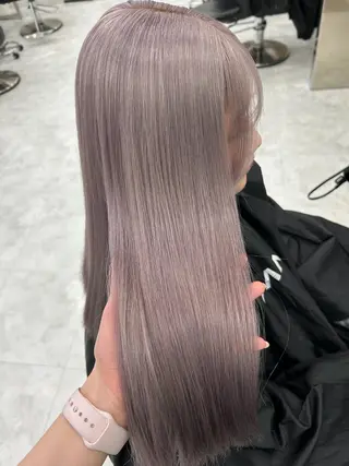 カラー 透明感ベージュ🎀 Anju/渋谷🎀のヘアスタイル