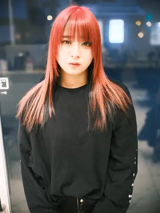 ミディアム カラー ヘアアレンジ T.a.g中崎町所属・個性爆弾💣 ダブルカラー/ゆかのヘアスタイル