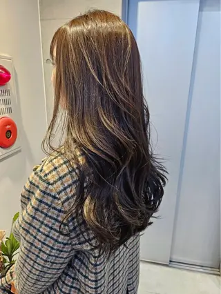 ロング カラー 【銀座】艶髪/上品な カラー特化/涼/駅近のヘアスタイル
