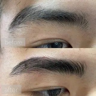 メンズ アイブロウ 亀井隆汰/メンズ専門 パーマ特化美容師のヘアスタイル