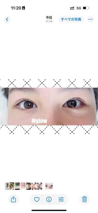 マツエク・マツパ MEG @Mglowのマツエク・マツパデザイン