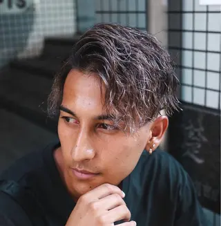ショート カラー パーマ メンズ 💈men's💈 satoru中目黒のヘアスタイル