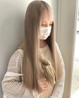 カラー 酸性ストレート 髪質改善のヘアスタイル