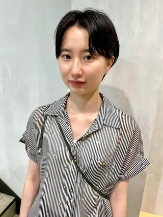 ショート ミゾブチ ユリカのヘアスタイル